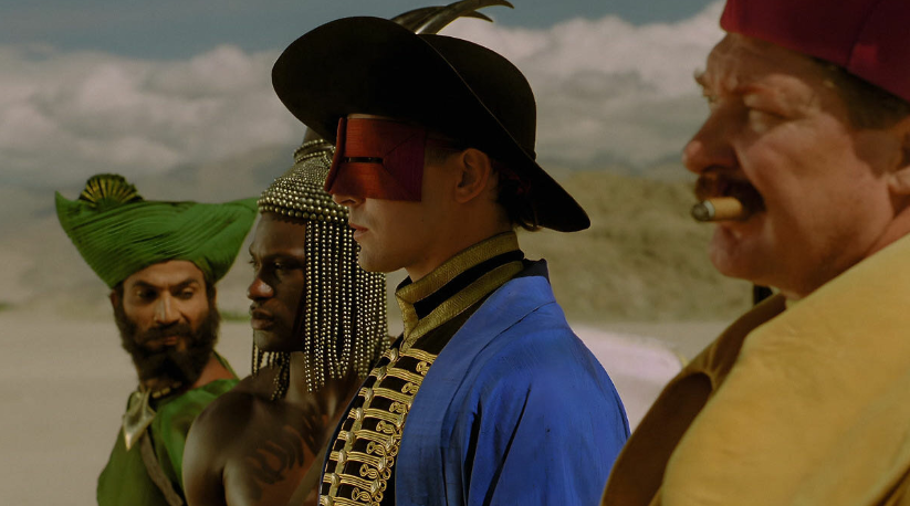 The Fall (2006) four characters were looking something and they are wearing ancient dress