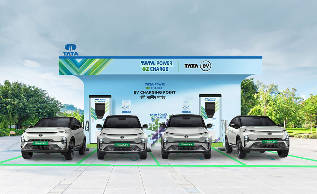 TATA.ev charging network expansion in India 2025